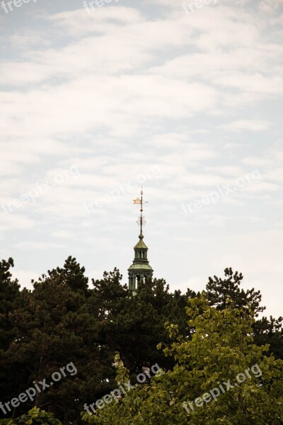 Copenhage Sky Trees Tower Blue