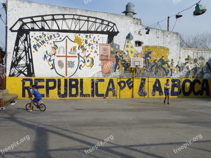 La Boca Argentina Buenos Aires Urban Football