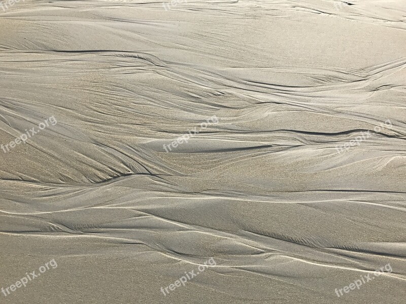 Beach Material Sea Sand Waves