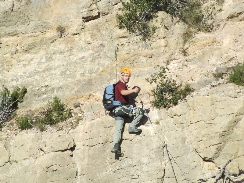 Mountain Landscape Nature Mountaineering Ferrata