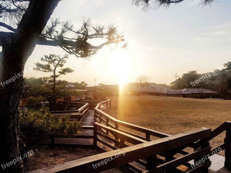 Sunrise Between Cape Fear Ulsan Sky Sea