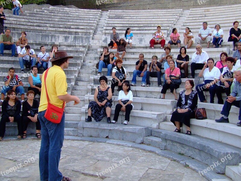 Excursion Ekskursovod Odeon Greece Free Photos