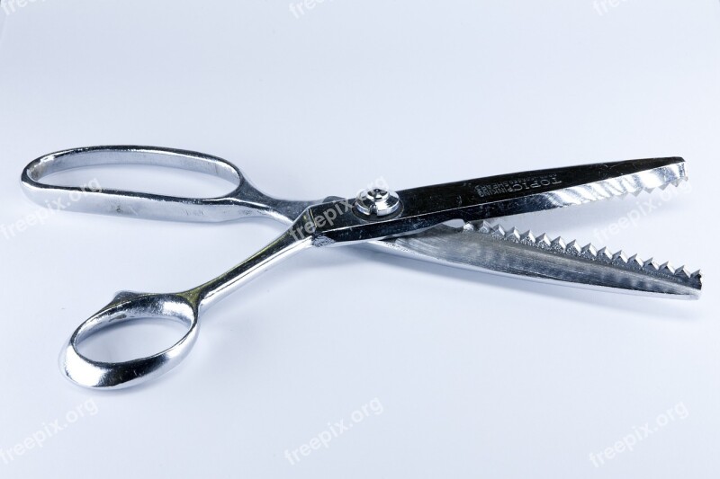 Scissors Pinking Scissors Cutting Free Photos