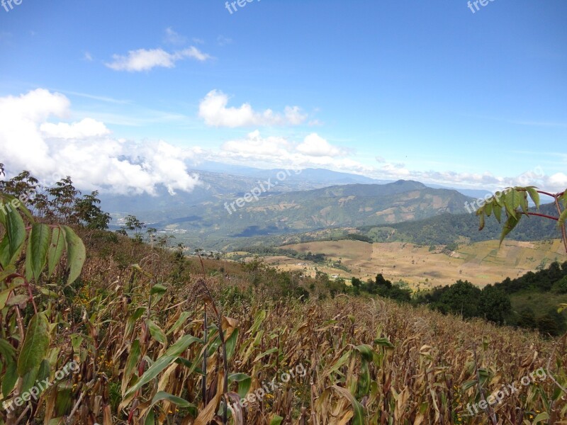 Acatenango Guatemala Volcano View Volcan Free Photos