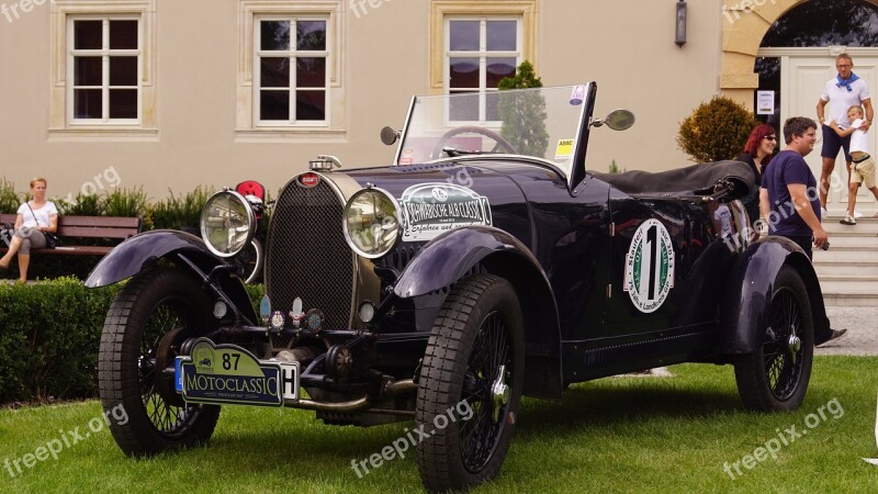 Bugatti Old Antique Car Historic