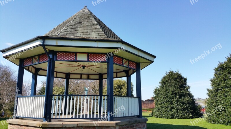 Bandstand Sky Architecture Park Landmark