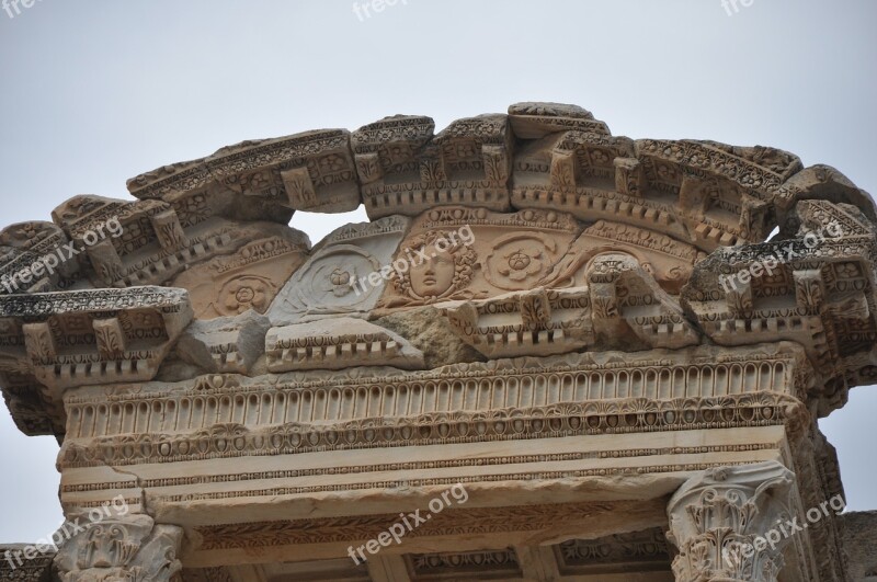 Efes Ephesus Ephesus Domitian Gate Free Photos