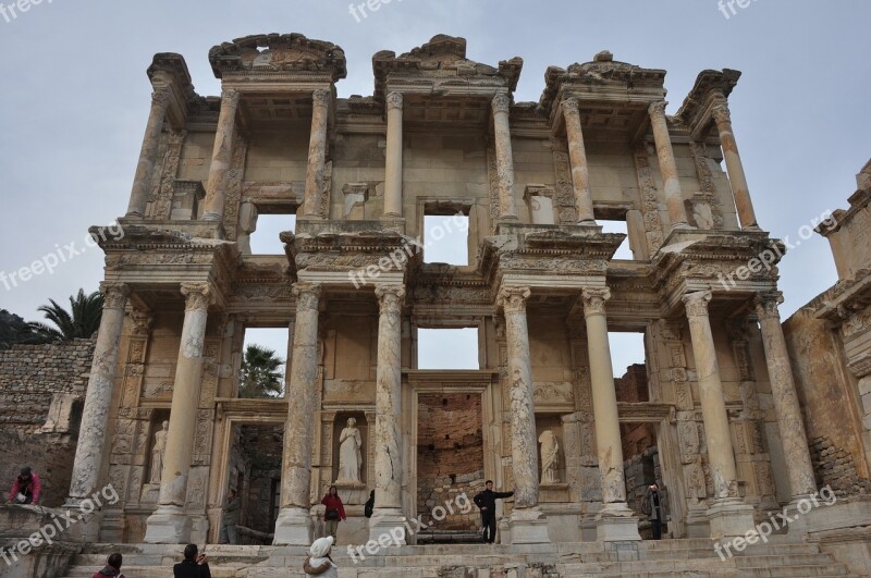 Ephesus Library Efes Free Photos