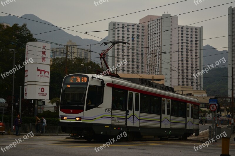 Hongkong Railway Tram Hong Kong