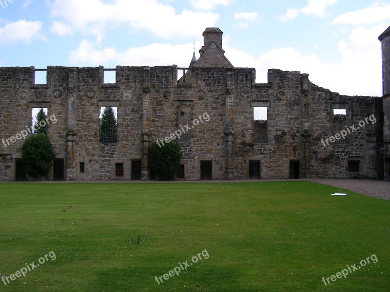 Falkland Castle Scotland Architecture Free Photos