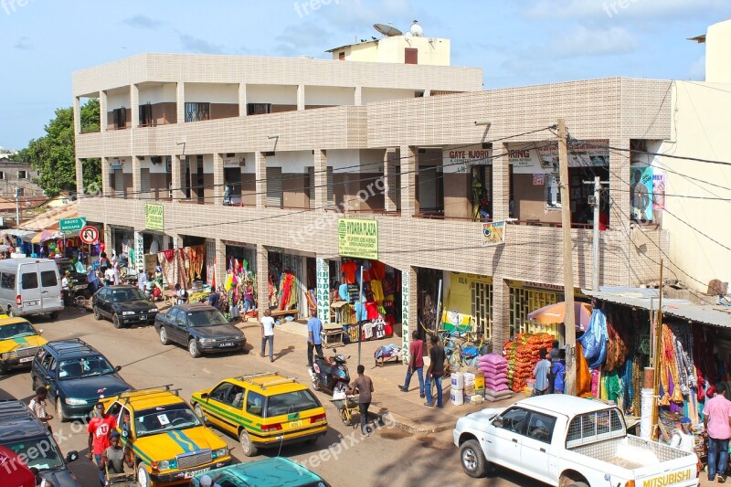 Africa Market Town Serrakunda Market Shopping Mall