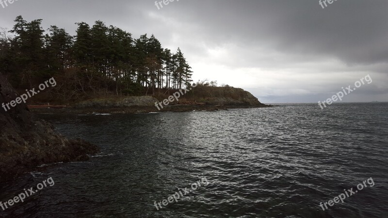 Ocean Overcast Sea Water Nature