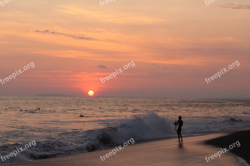 Beach Costarica Holiday Horizon Peaceful