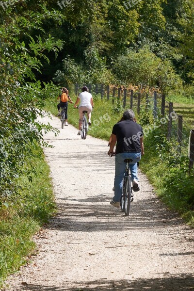 Cycling Family Fitness Bike Nature