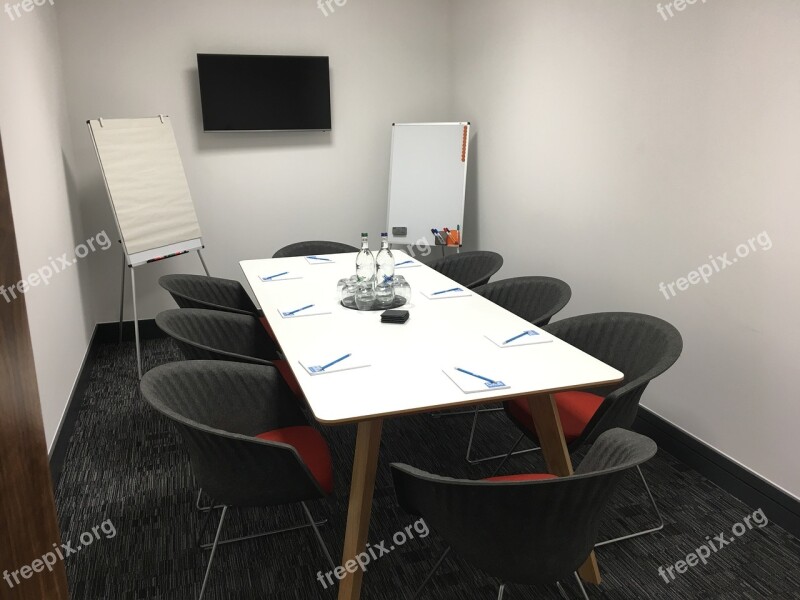 Office Table Boardroom Business Work