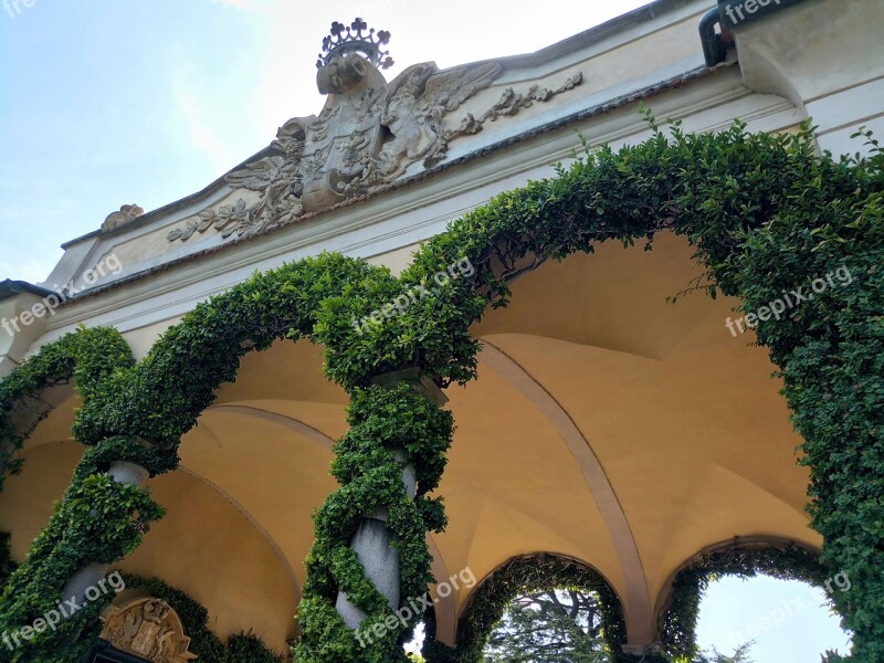 Villa Balbianello Como Lenno Loggia Free Photos