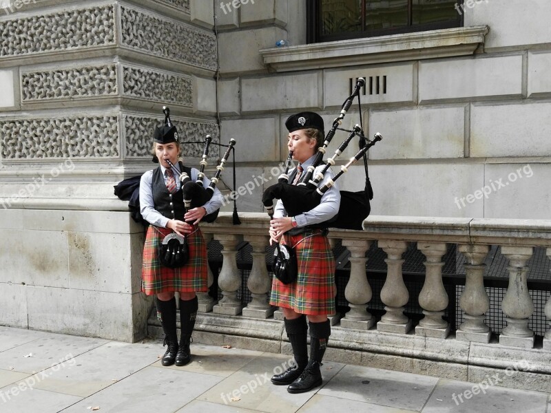 London Bagpipes England Instruments Free Photos