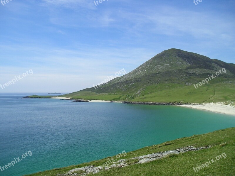 Hebrides Scotland Highlands Great Britain Beach