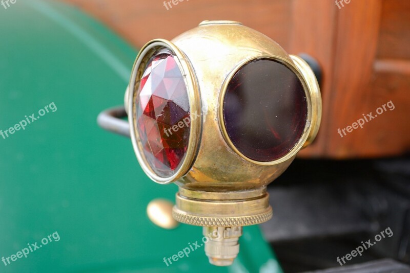 Copper Light Historical Vehicle Classic Car Wooden Car Free Photos