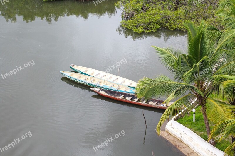 River Boats Tropics River Water Tropical