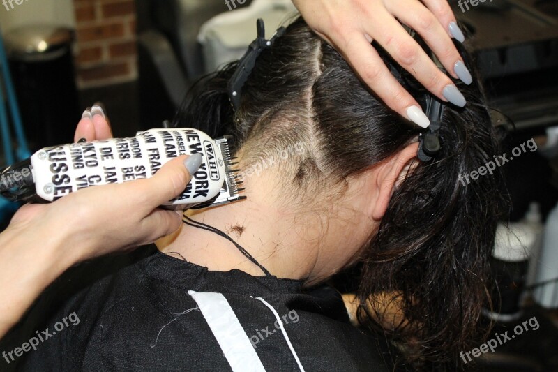 Barber Hairdresser Hair Haircut Hairdressing