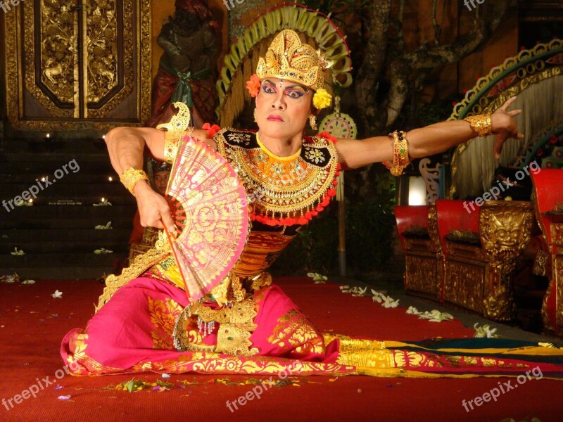 Bali Art Temple Indonesia Dance