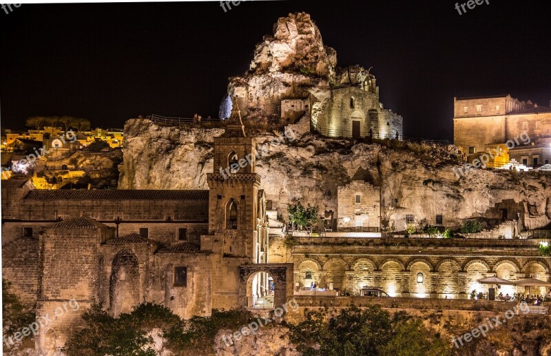 Matera The Rock Church Sassi Italy Unesco