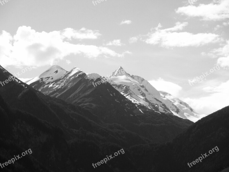 Grossglockner Mountain Austria Landscape Nature