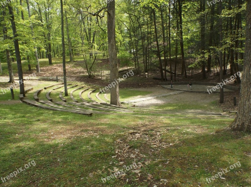 Amphitheater Woods Stage Park Tennessee