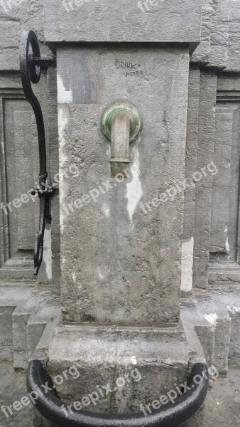 Stone Pump Belgium Antwerp Water