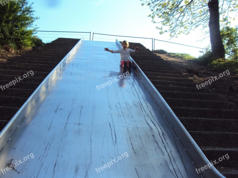 Slide Playground Childhood Free Photos