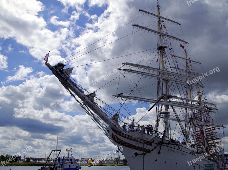 Sailing Ship You Have Rigging Ship The Waterfront