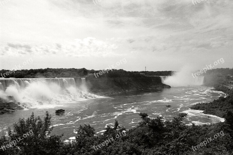 Falls Waterscape Nature Waterfall Scenic