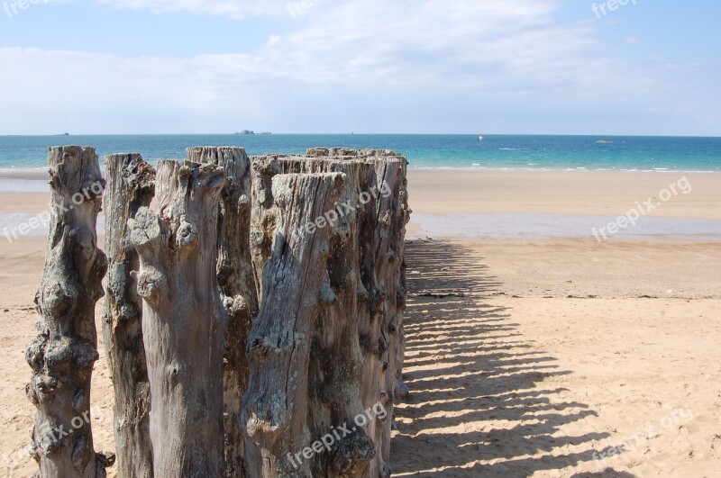 France Saint Malo Beach House Sea