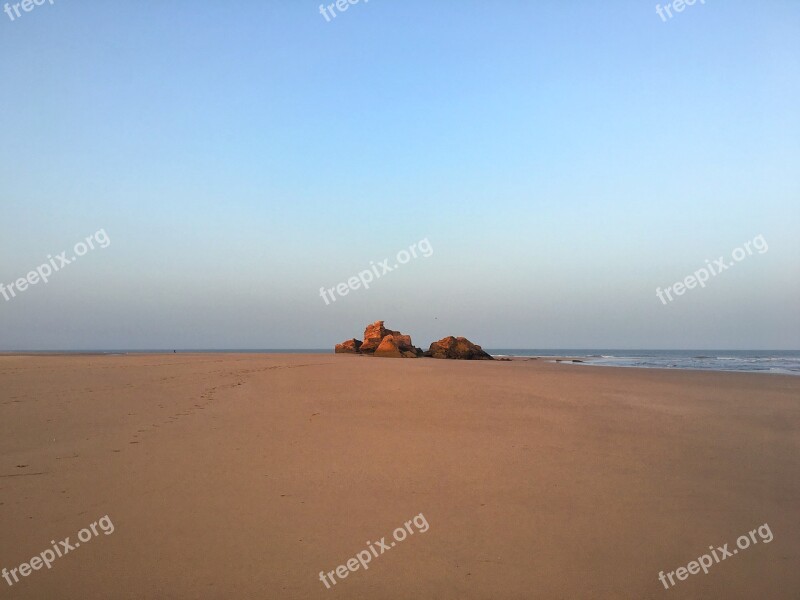 Beach Sand Ruin Castle Tower