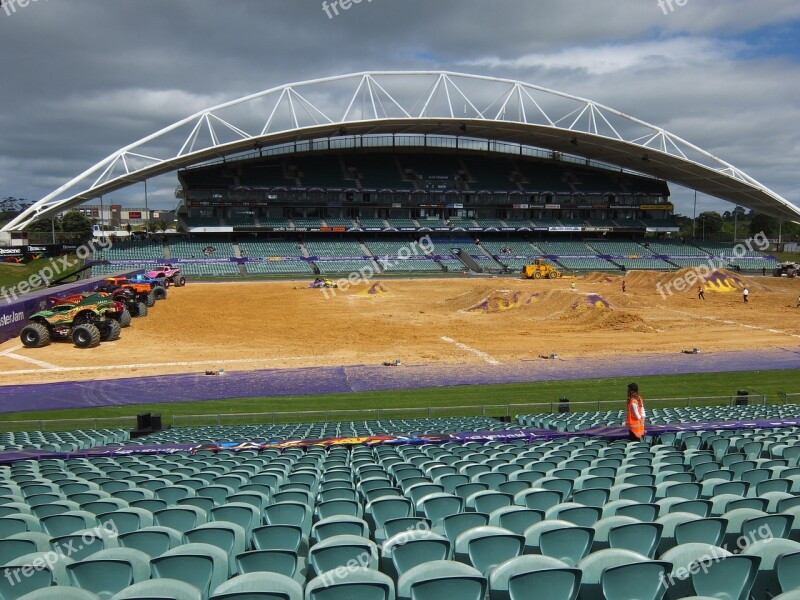 Stadium Seat Trucks Monster Trucks Empty