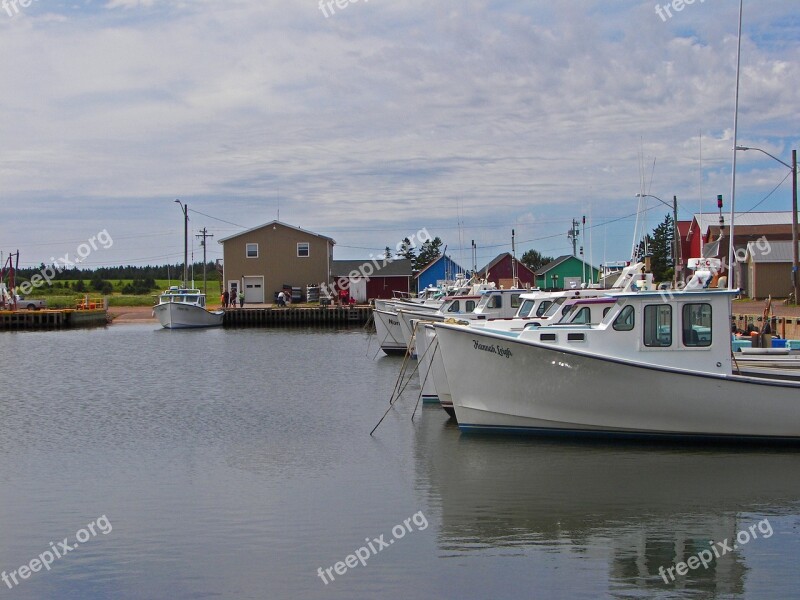 Fishing Boat Pei Atlantic Free Photos