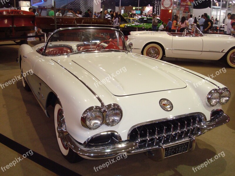 Corvette C1 1960 Vintage Car Chevrolet Free Photos