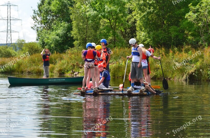 Sailing Lake Summer Camp Kids Outdoor