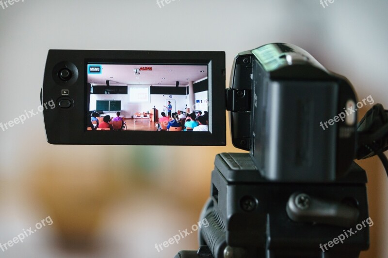 Camera Video Recording Teaching Seminar