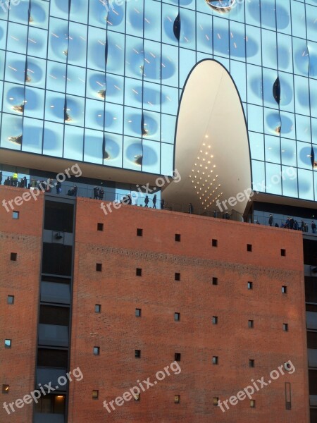 Elbe Philharmonic Hall Elphi Close Platform Hamburg