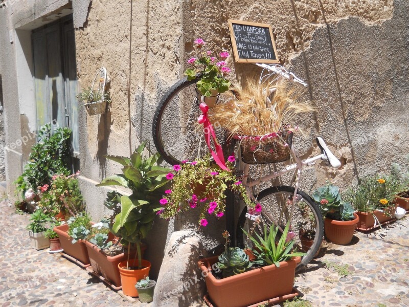 Sardinia Bicicle Street Free Photos