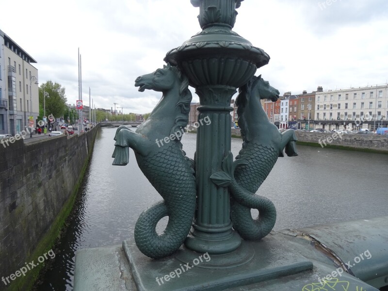 Ireland Seahorses Bridge Celtic Culture