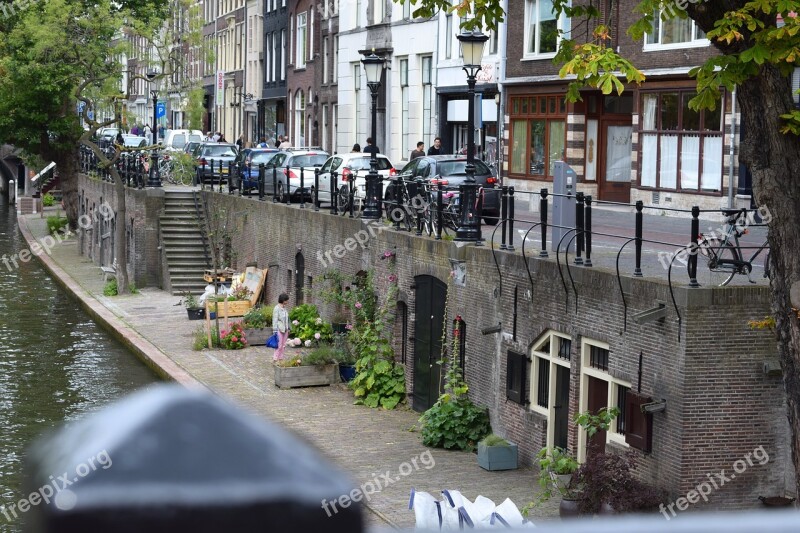 Utrecht Holland Gracht Houses Free Photos