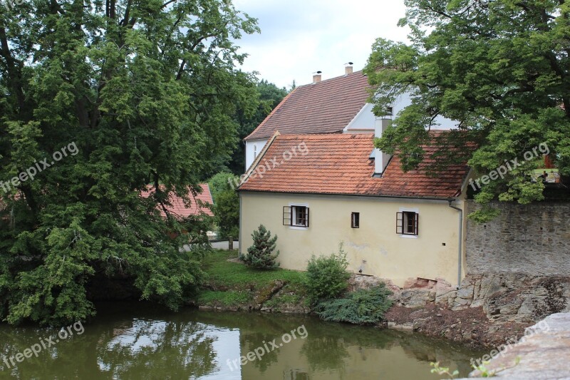 House červená Lhota House By The Water House By The Pond Free Photos