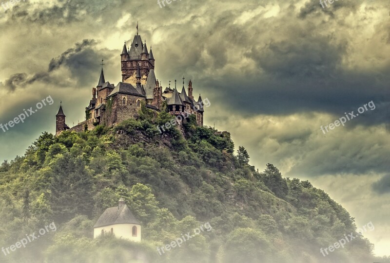 Castle Cochem Mosel Reichsburg Cochem Middle Ages