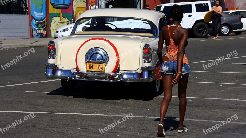 Venice Beach Usa America Automotive Auto