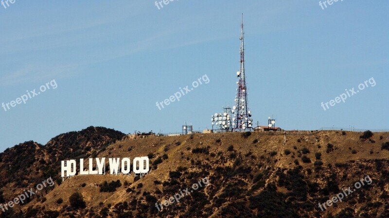 Hollywood Hollywood Sign California Usa Los Angeles