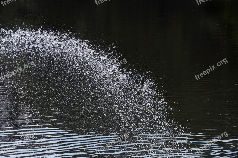 Water Drop Of Water Water Jet Inject Wave