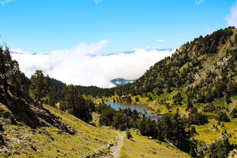 Alps Mountain Lake Landscape Picture